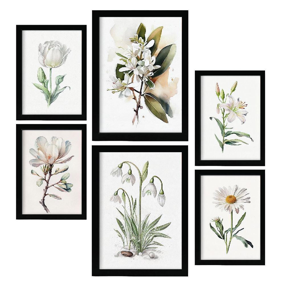 nacnic Láminas Nacnic Blanco para Dormitorio