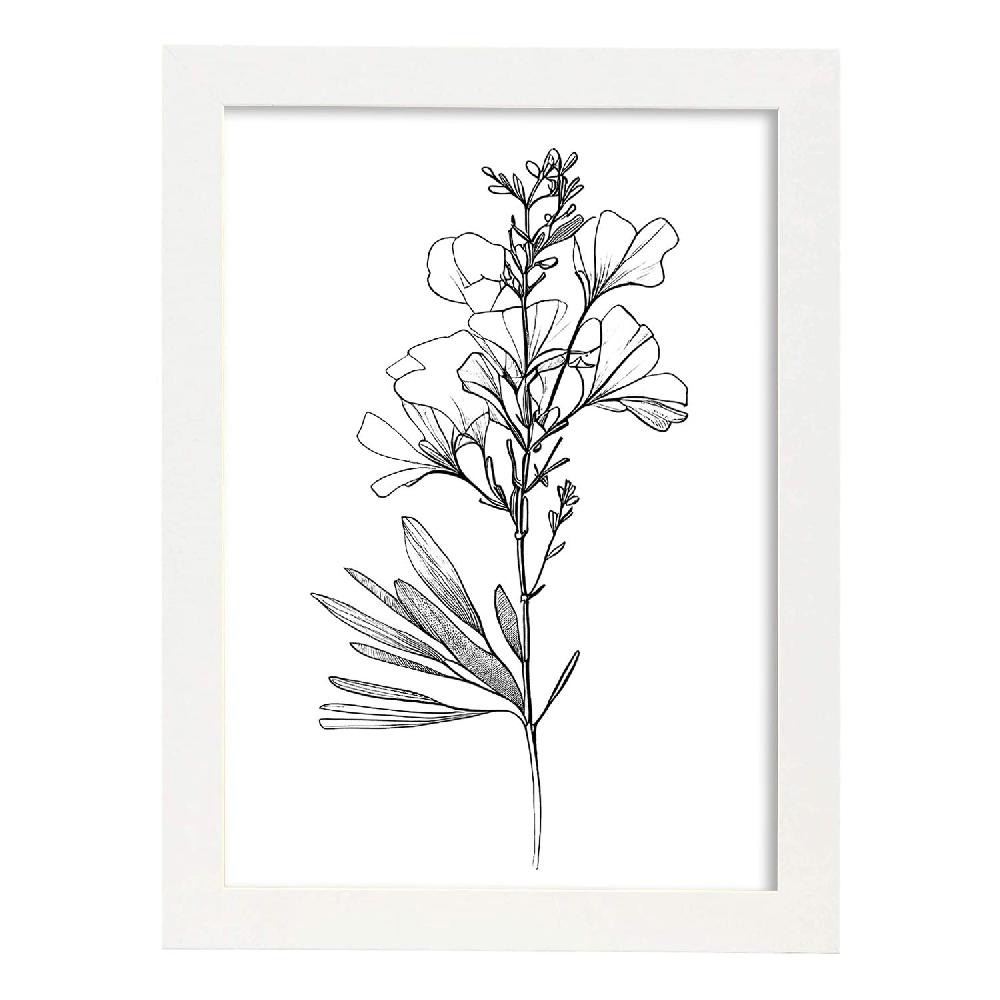 Nacnic Laminas Nacnic De Arte Minimalista Freesia
