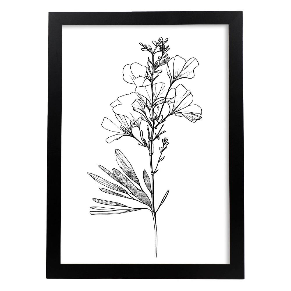 nacnic Laminas Nacnic de Arte Minimalista Freesia