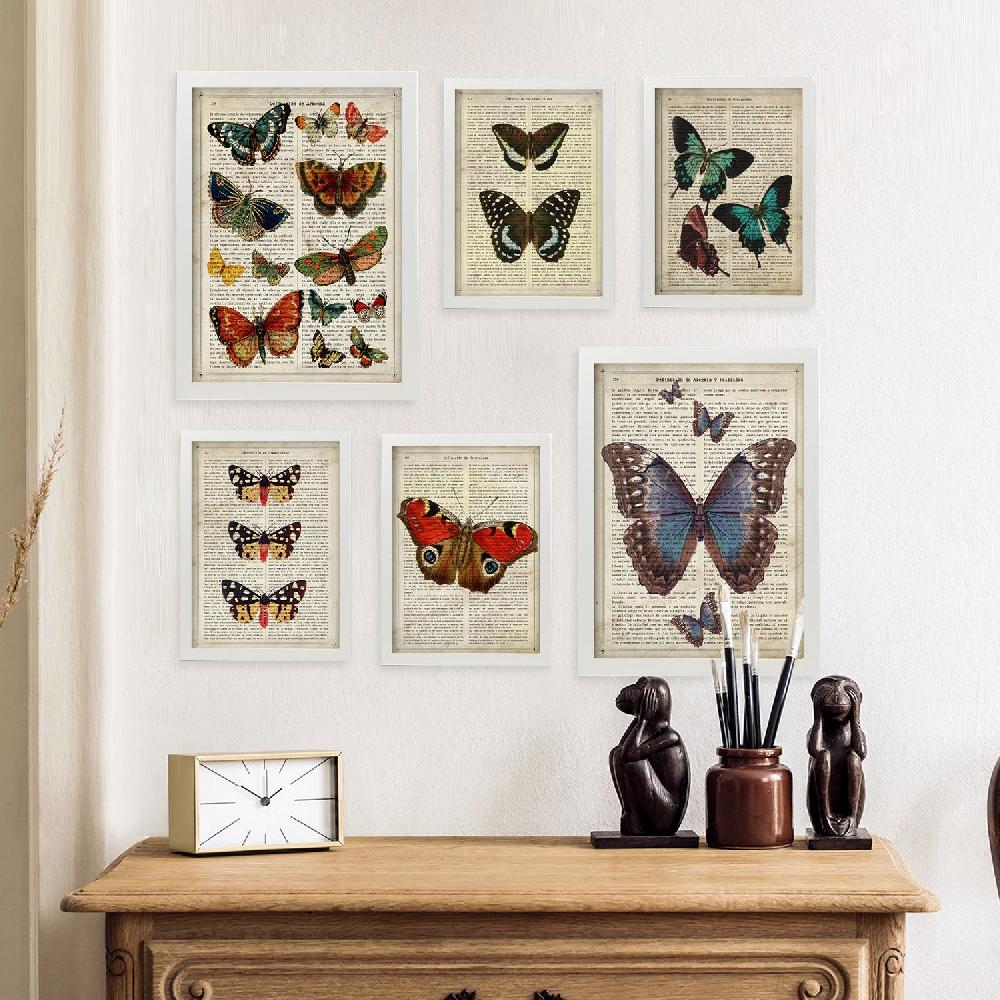 Nacnic Láminas Nacnic Mariposas Para Dormitorio