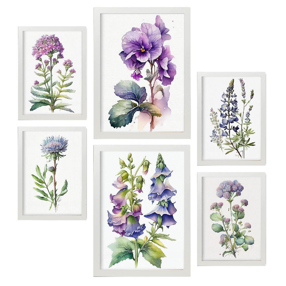 Nacnic Laminas Nacnic Morado Para Dormitorio