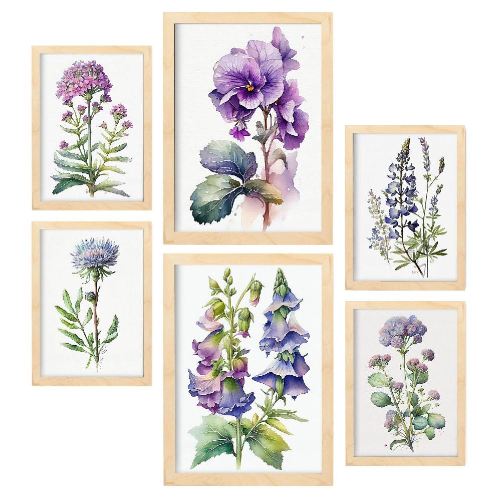 Nacnic Laminas Nacnic Morado Para Dormitorio