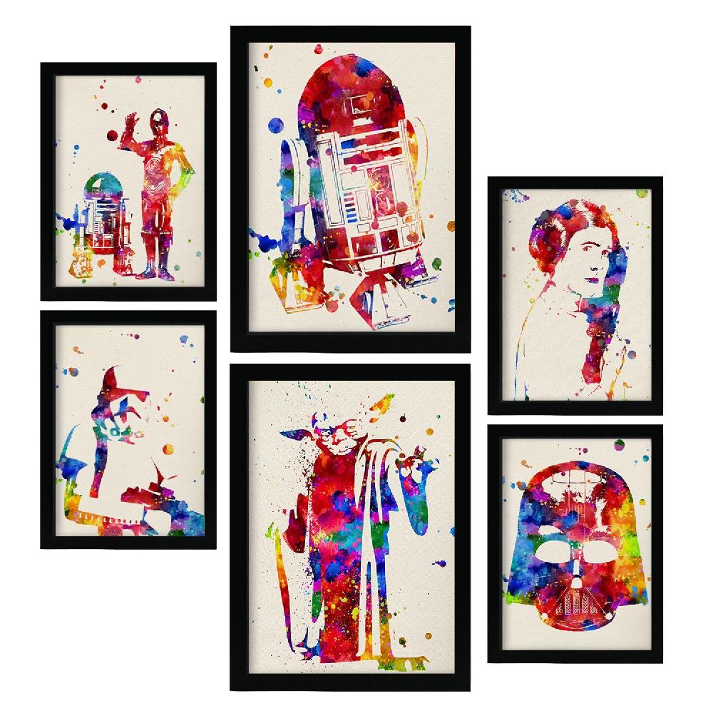 nacnic Láminas Nacnic Star Wars para Dormitorio