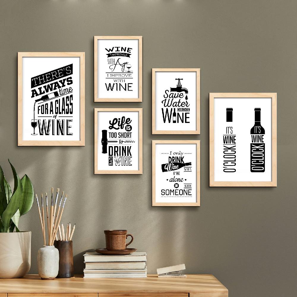 Nacnic Láminas Nacnic Vino Bebida Para Dormitorio