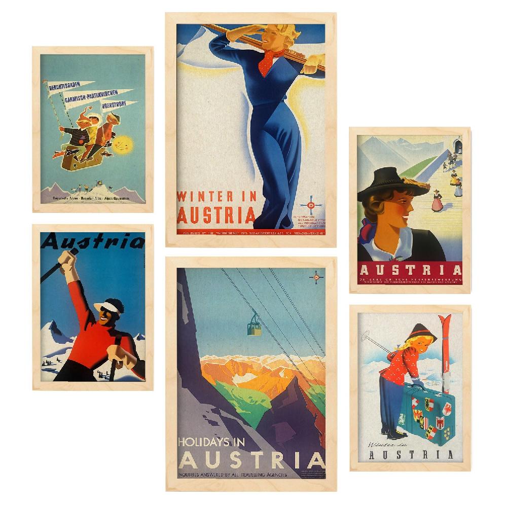 Nacnic Láminas Nacnic Vintage De Austria