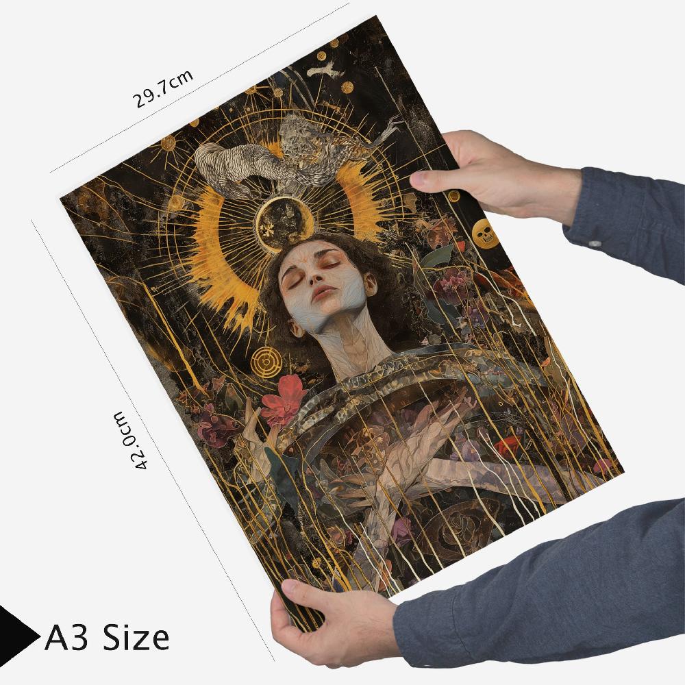 Nacnic Laminas Tarot Arcana En Negro Y Oro