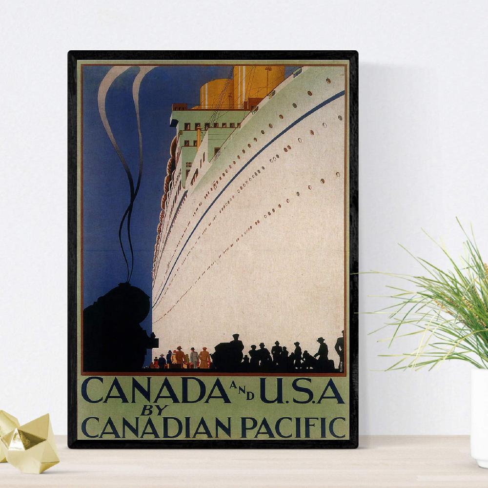 Nacnic Láminas Vintage De Cruceros Publicitarios