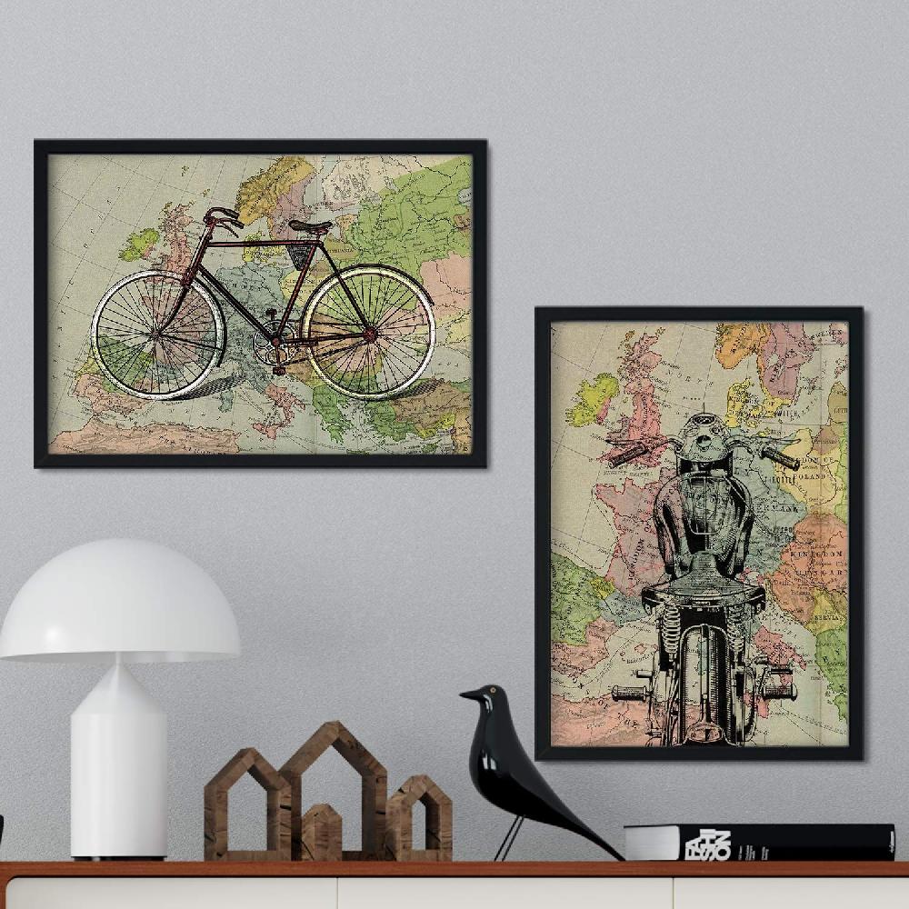 Nacnic Láminas Vintage De Mapas Antiguos