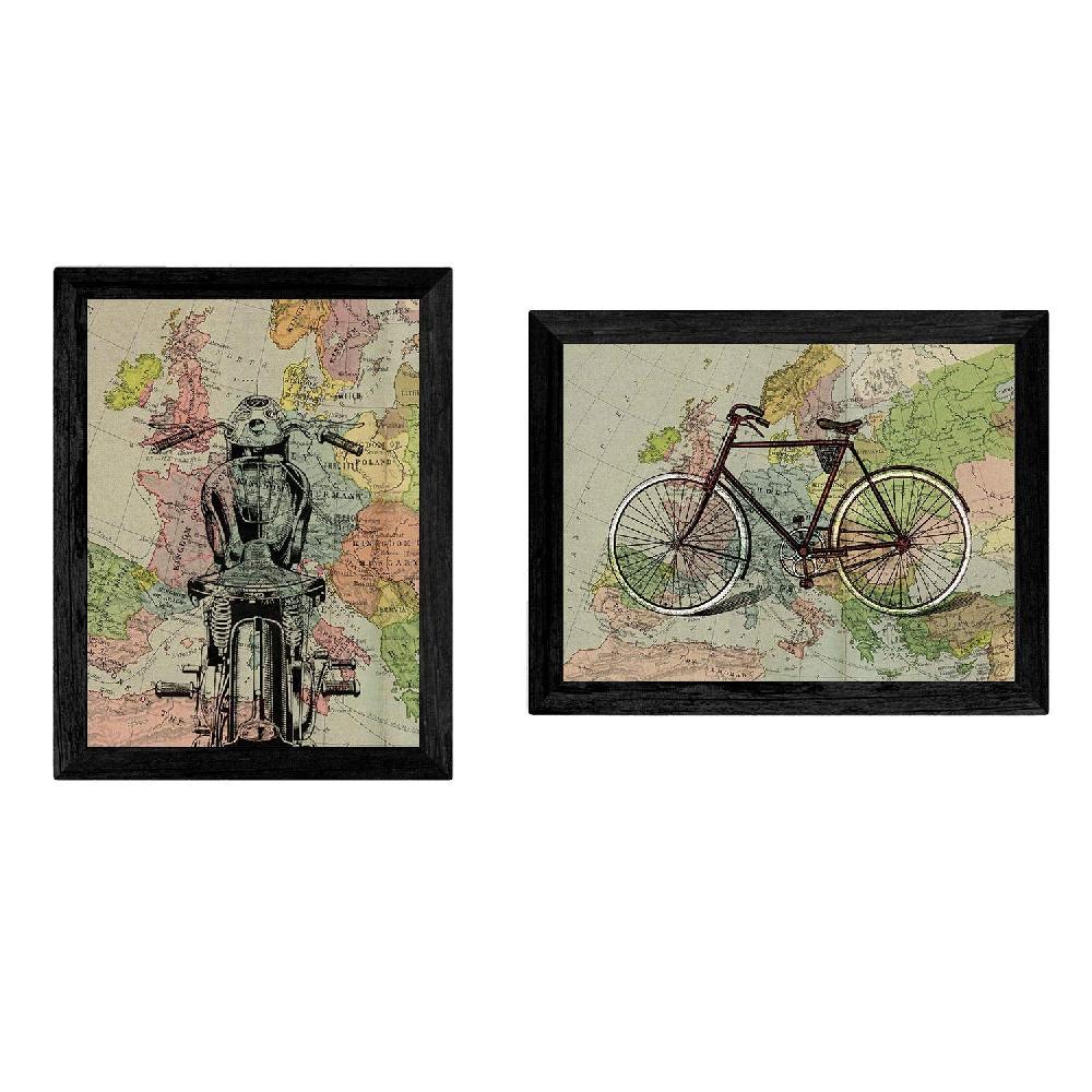 Nacnic Láminas Vintage De Mapas Antiguos