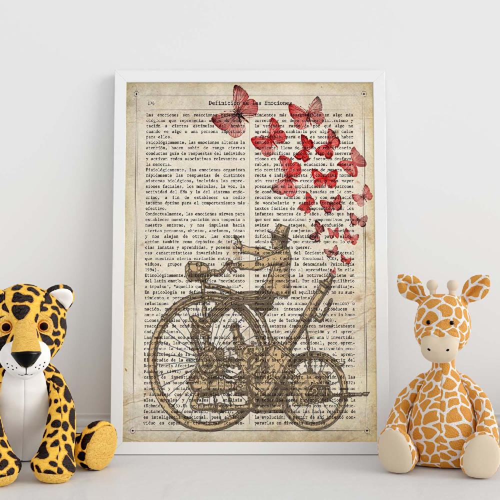 Nacnic Láminas Vintage De Moto A Vapor