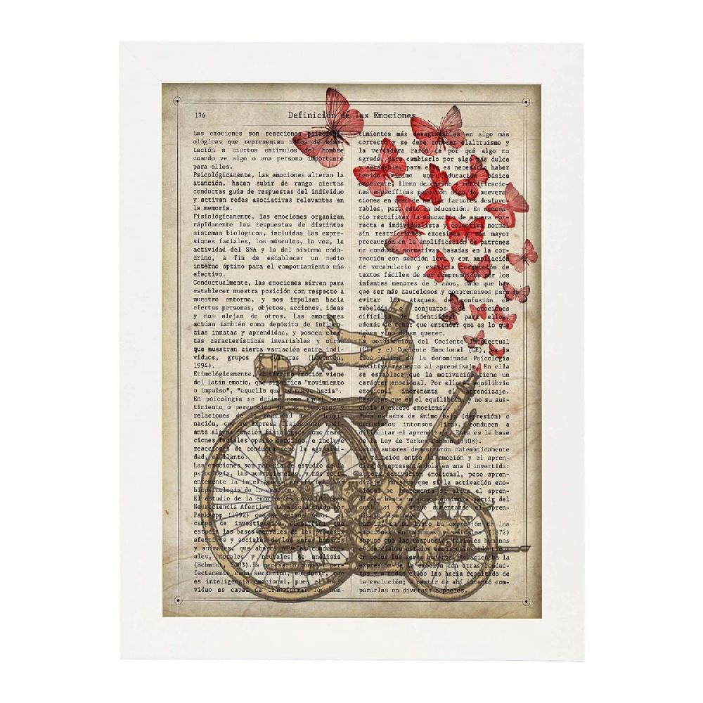 Nacnic Láminas Vintage De Moto A Vapor