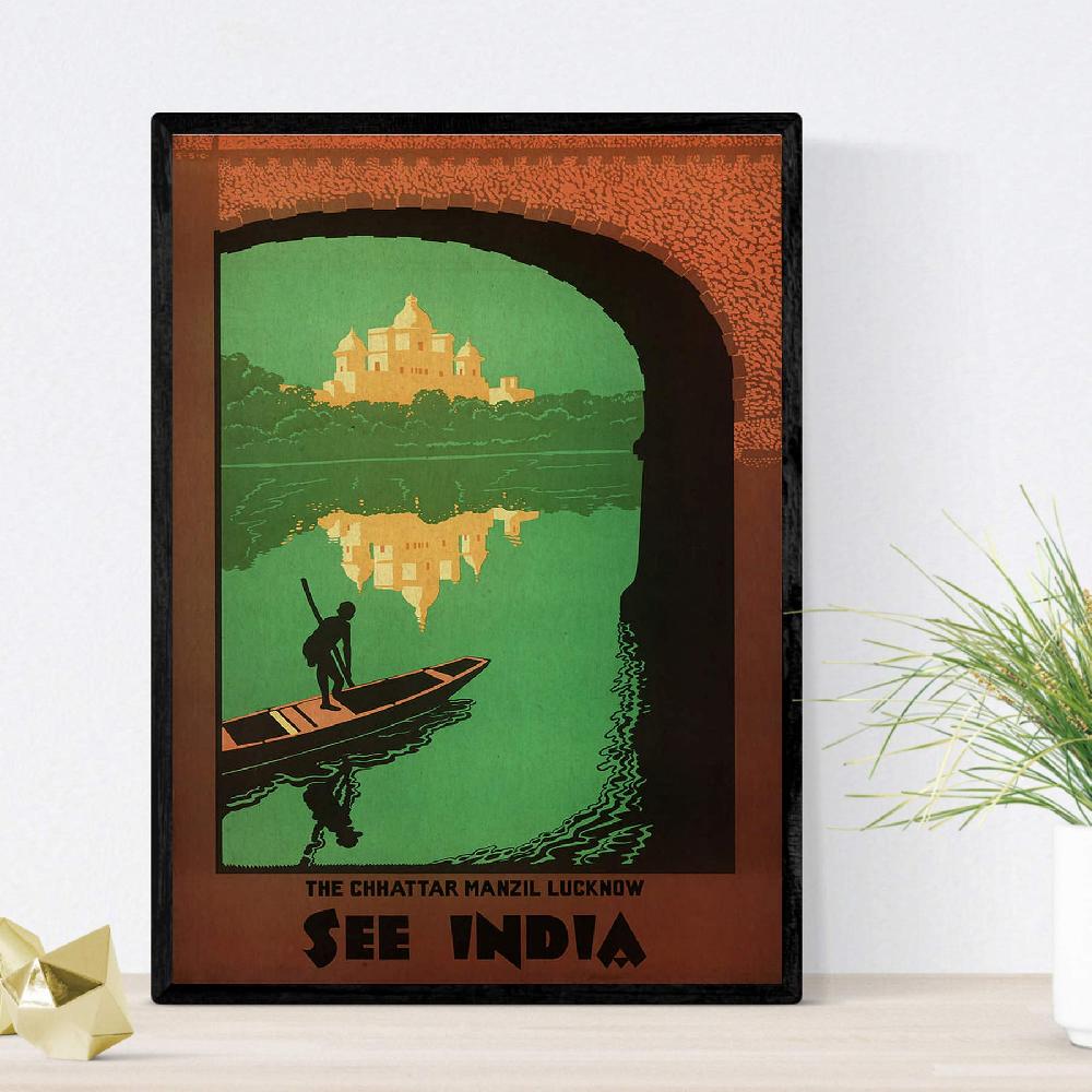 Nacnic Láminas Vintage De Publicidad India