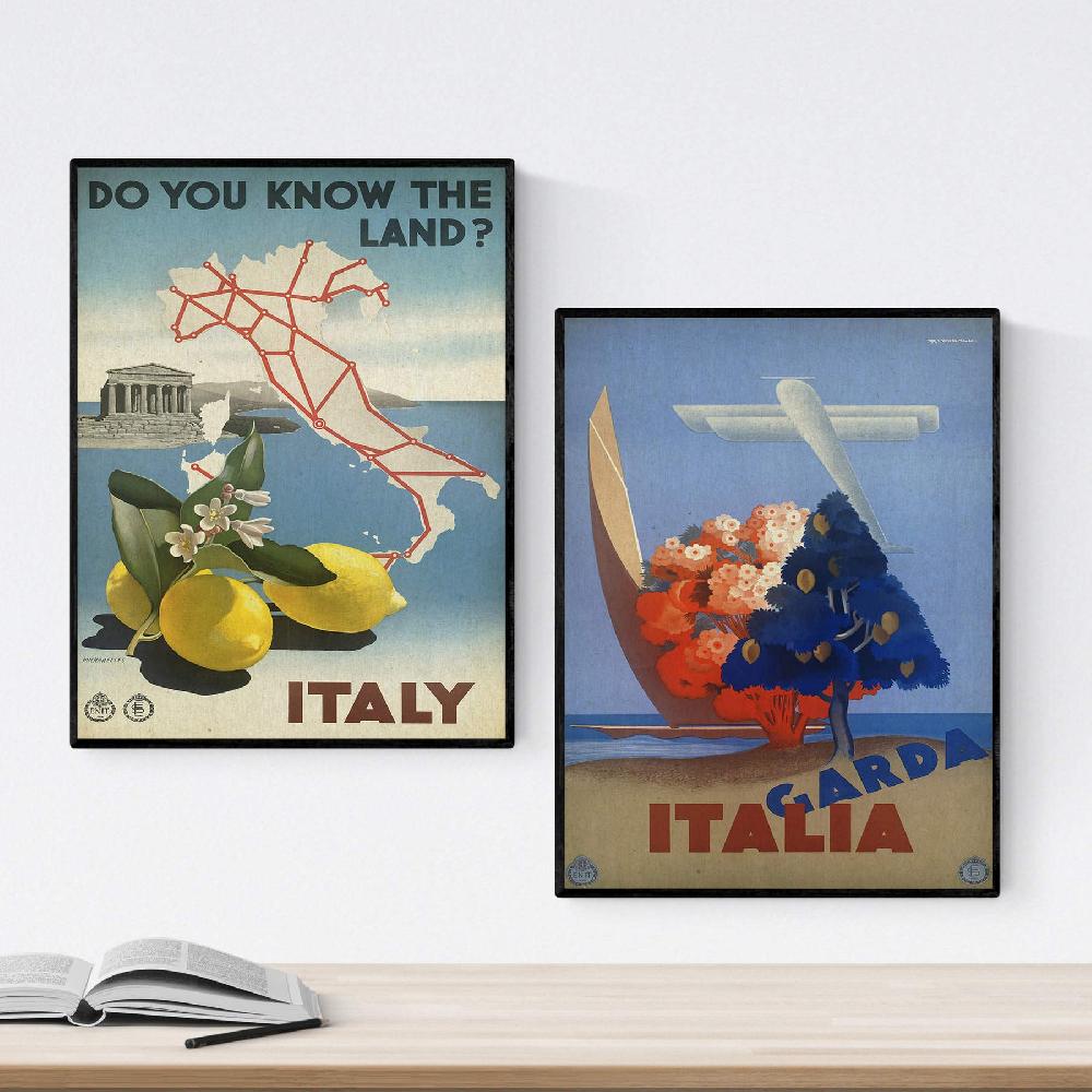 nacnic Láminas Vintage de Publicidad Italiana