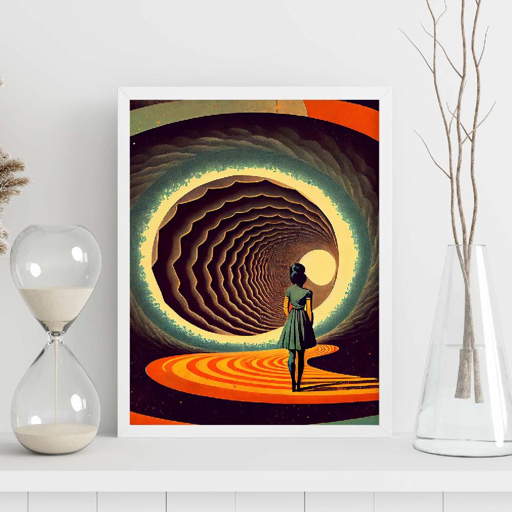 Nacnic Nacnic Láminas Vintage Extrañas 222 De Arte Estético Para Diseño De Dormitorio O Sala De Estar