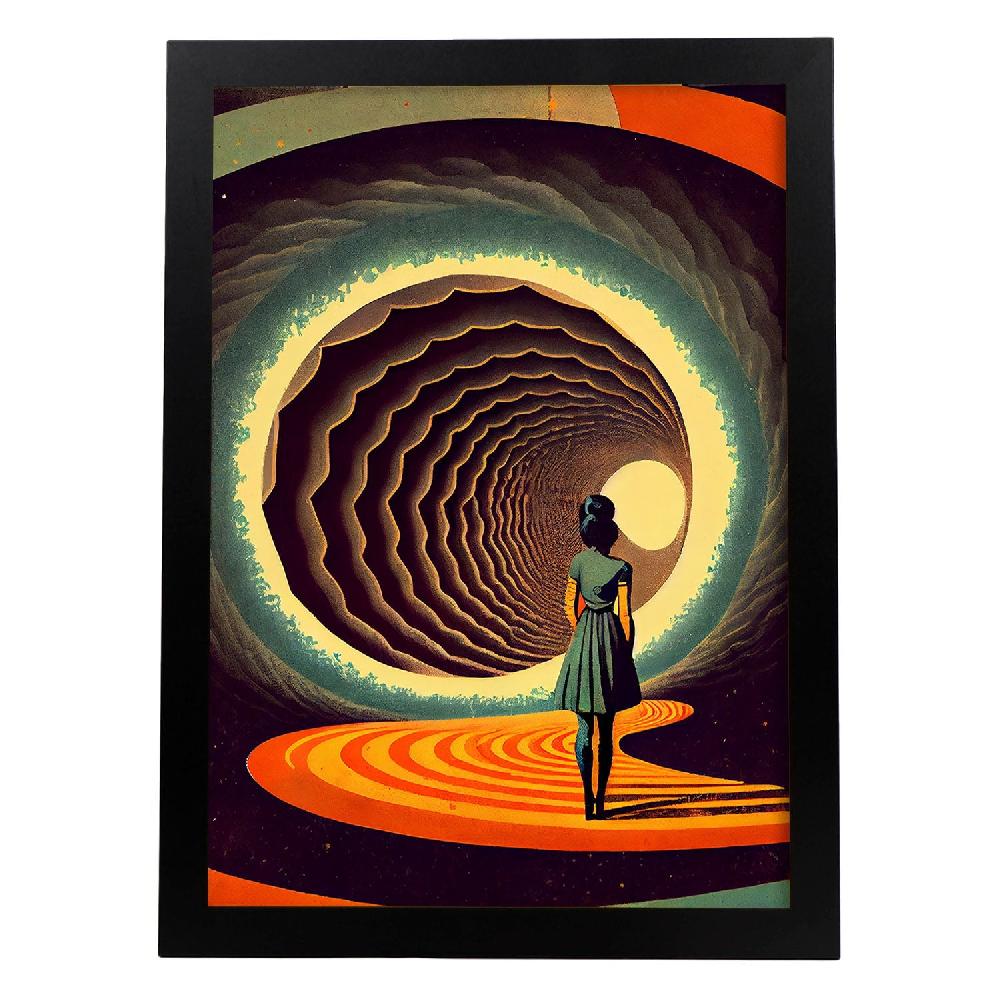 nacnic Nacnic Láminas Vintage Extrañas 222 de Arte Estético para Diseño de Dormitorio o Sala de Estar