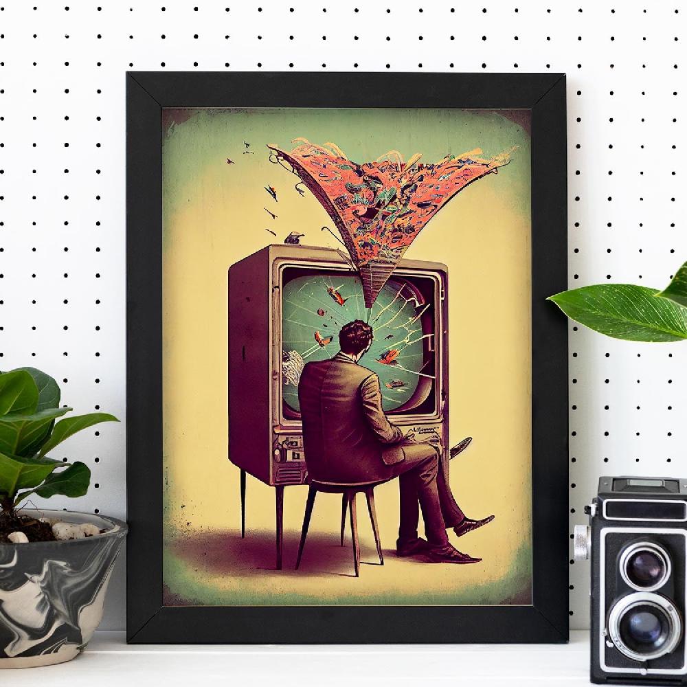 Nacnic Nacnic Láminas Vintage Extrañas 223 Para Diseño De Dormitorio O Sala De Estar
