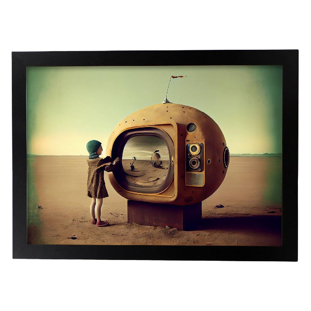 nacnic Nacnic Láminas Vintage Extrañas 278 para Diseño de Dormitorio o Sala de Estar