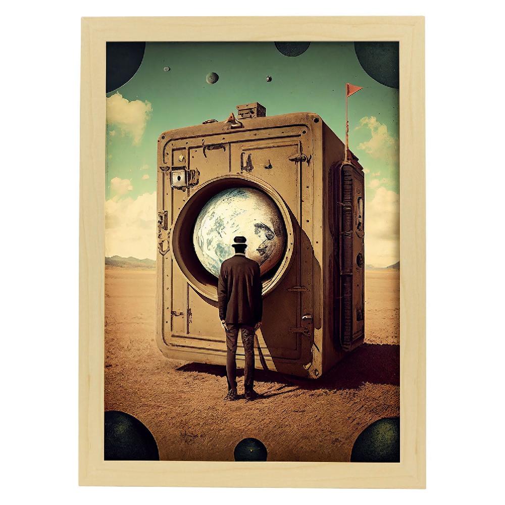 Nacnic Nacnic Láminas Vintage Hay Infinitas Posibilidades 195 Para Diseño De Dormitorio O Sala De Estar