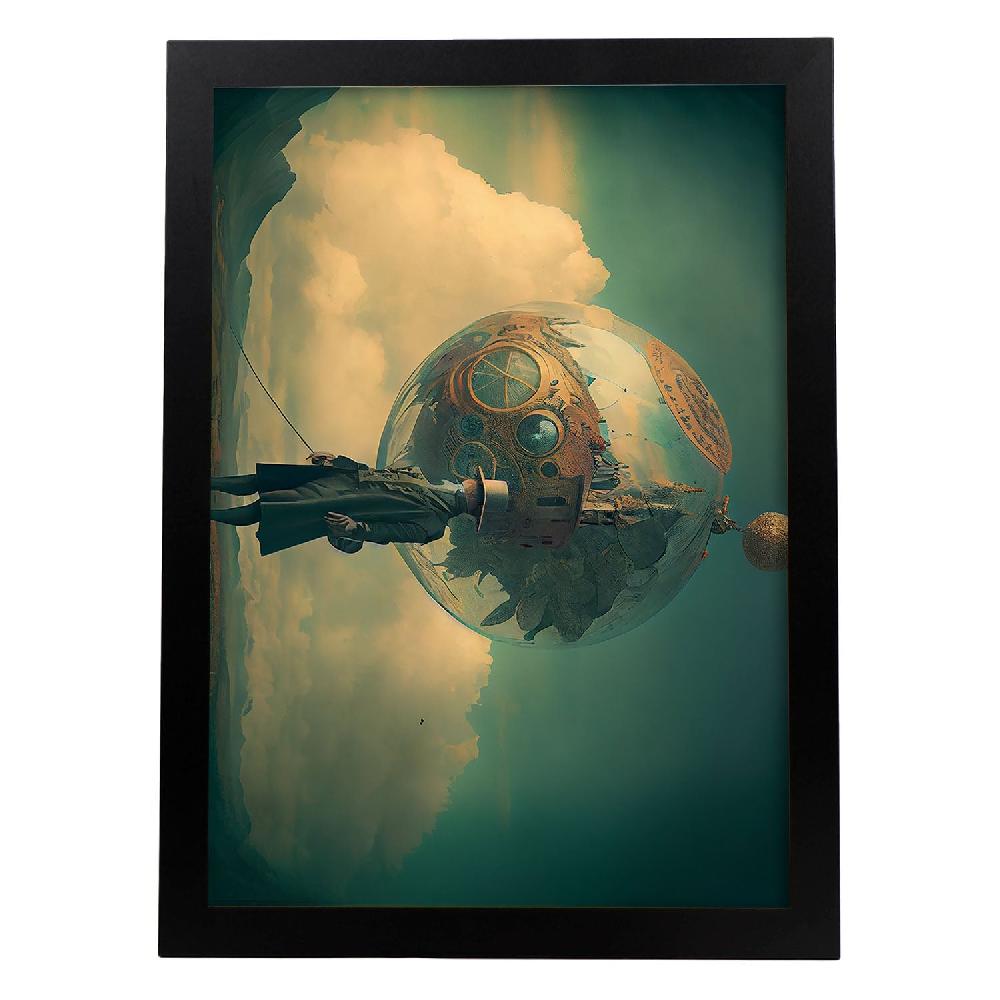 nacnic Nacnic Láminas Vintage Hay Infinitas Posibilidades Extrañas 18 para Diseño de Dormitorio o Sala de Estar
