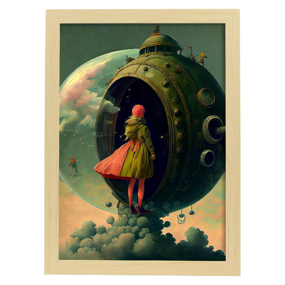 Nacnic Nacnic Láminas Vintage Weird 207 De Arte Estético