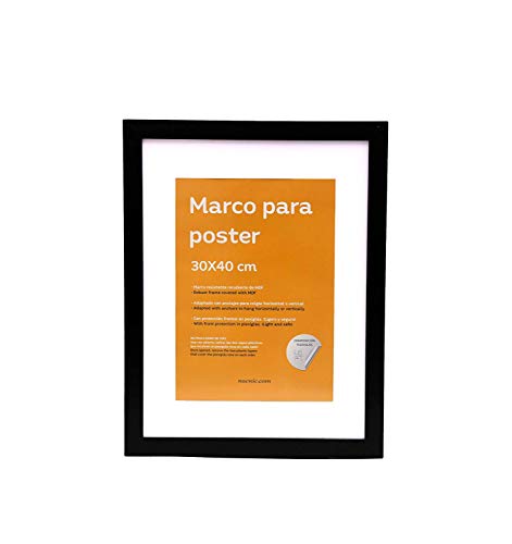 nacnic Marco Negro con Paspartú para Posters