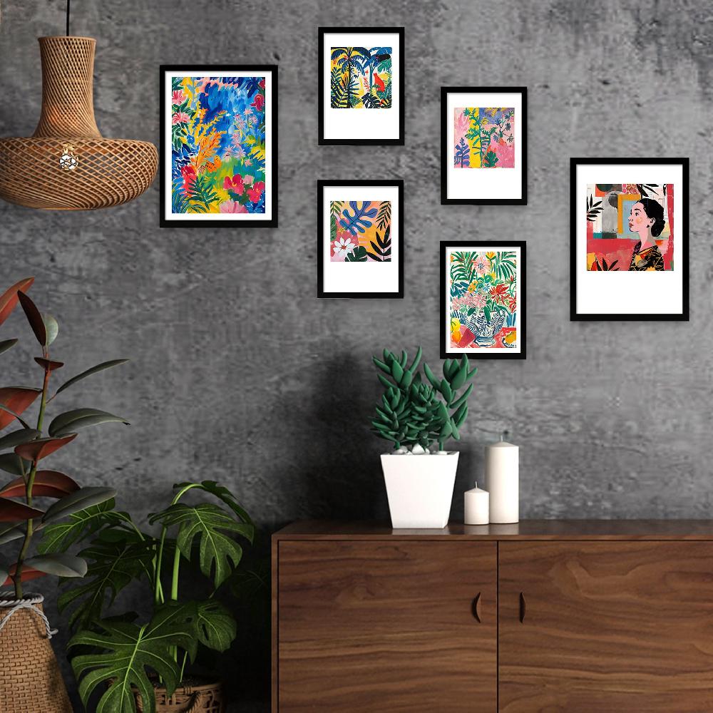 Nacnic Matisse Floral Y Llamativo