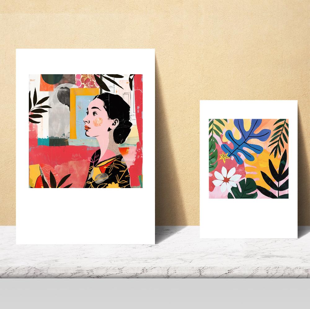 Nacnic Matisse Floral Y Llamativo