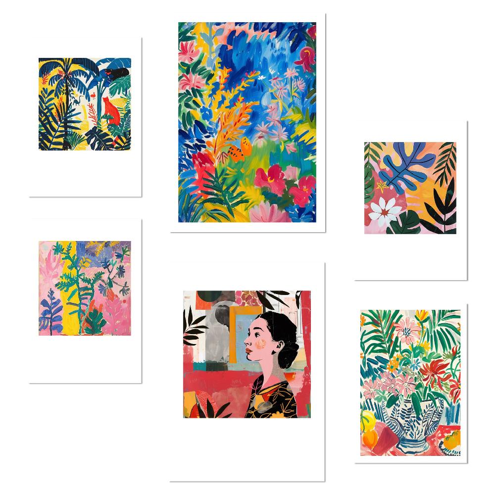 nacnic Matisse floral y llamativo