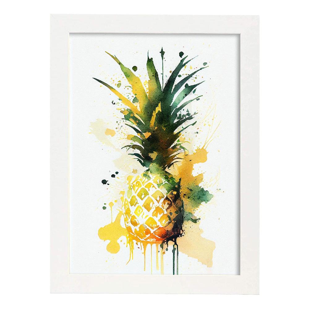 Nacnic Nacnic Minimalista Piña_7 Lámina Para Dormitorio