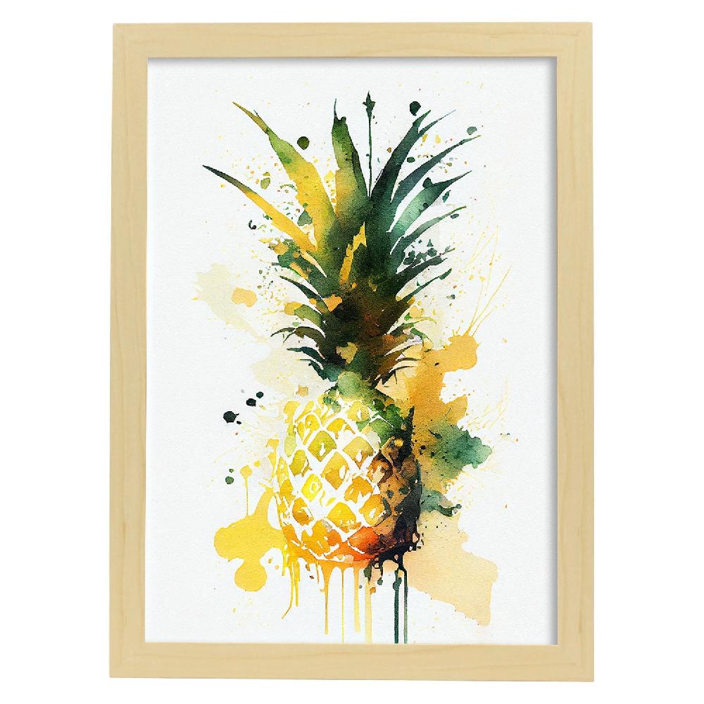 Nacnic Nacnic Minimalista Piña_7 Lámina Para Dormitorio