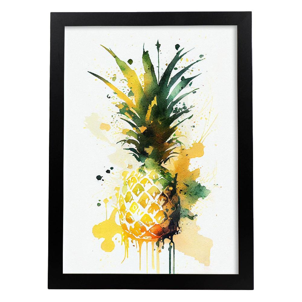 nacnic Nacnic Minimalista Piña_7 Lámina para Dormitorio