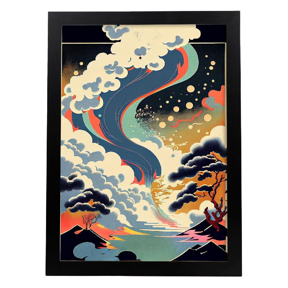 nacnic Nacnic Lámina Abstracta Surreal Ukiyo 11