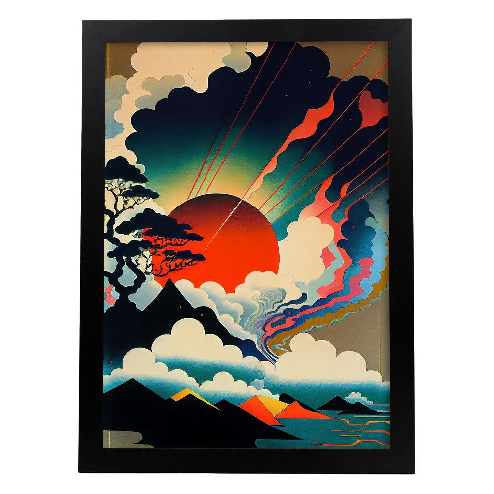 nacnic Nacnic Lámina Abstracta Surreal Ukiyo 32