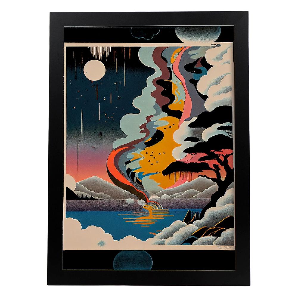 nacnic Nacnic Lámina Abstracta Surreal Ukiyo 34