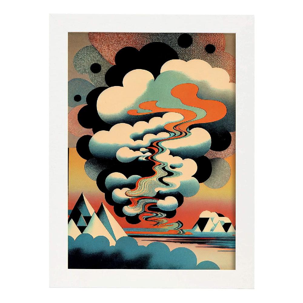 Nacnic Nacnic Lámina Abstracta Surreal Ukiyo 37