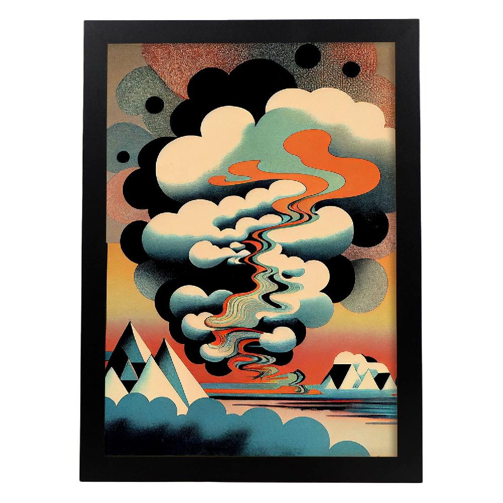 nacnic Nacnic Lámina Abstracta Surreal Ukiyo 37