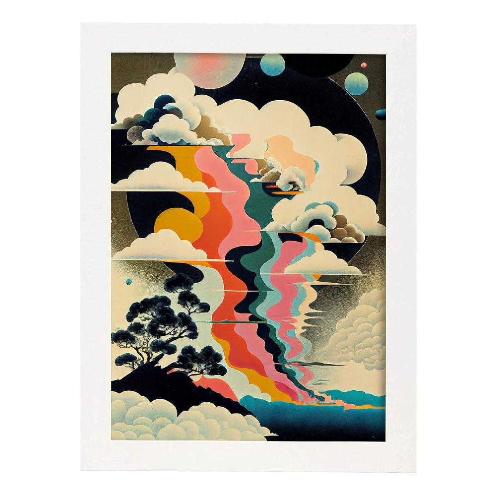 Nacnic Nacnic Lámina Abstracta Surreal Ukiyo 6