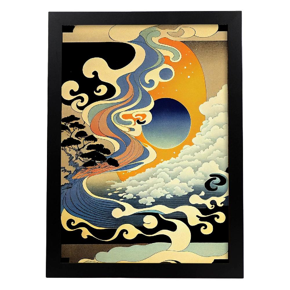 nacnic Nacnic Lámina Abstracta Surreal Ukiyo 8