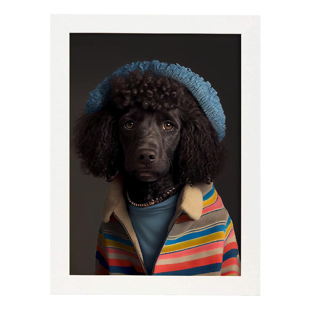 Nacnic Nacnic Lámina Estampado De Perro Rizado