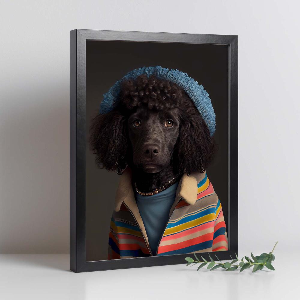 Nacnic Nacnic Lámina Estampado De Perro Rizado