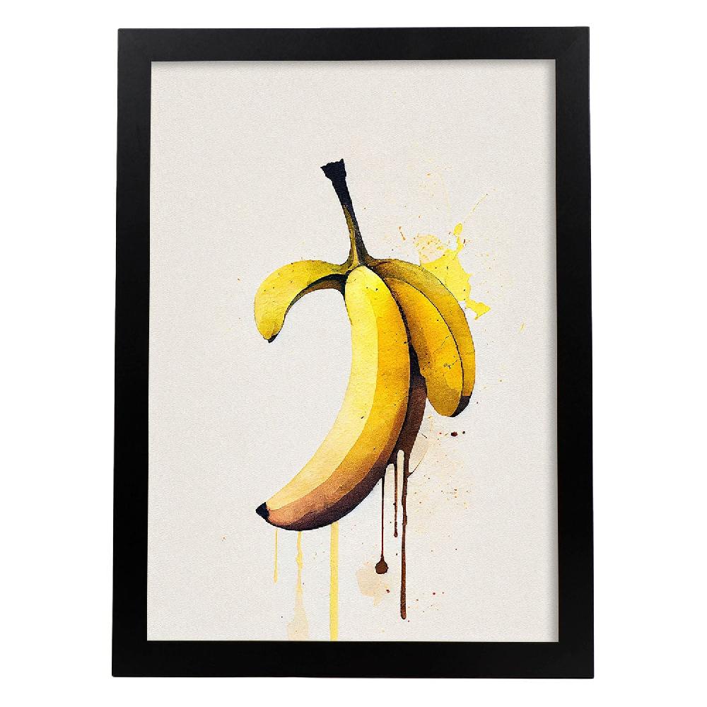 nacnic Nacnic Lámina Minimalista de Banana