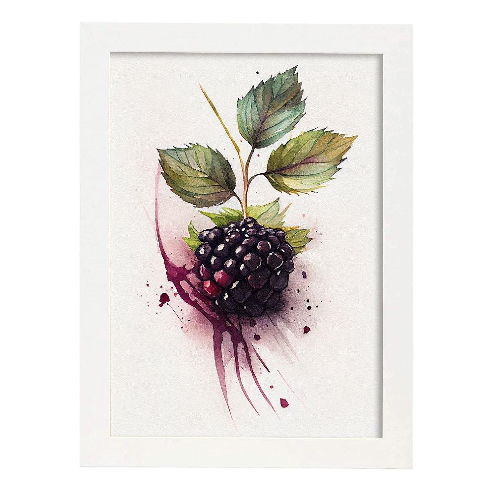 Nacnic Nacnic Lámina Minimalista De Mora