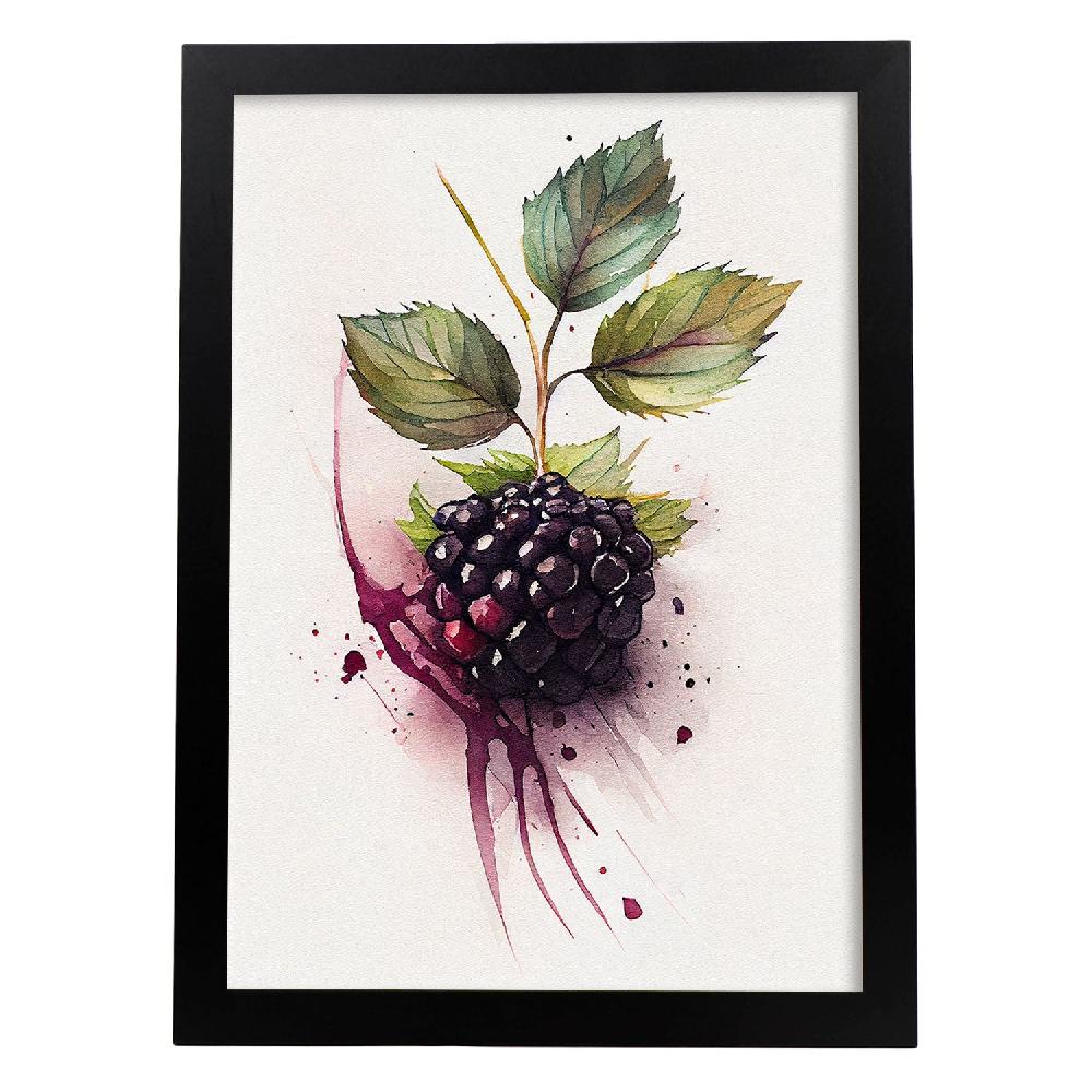 nacnic Nacnic Lámina Minimalista de Mora