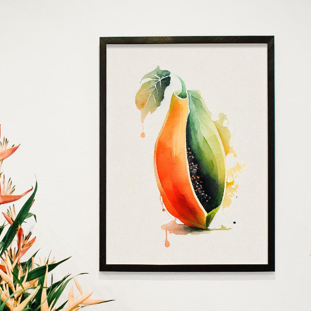 Nacnic Nacnic Lámina Minimalista Papaya_1