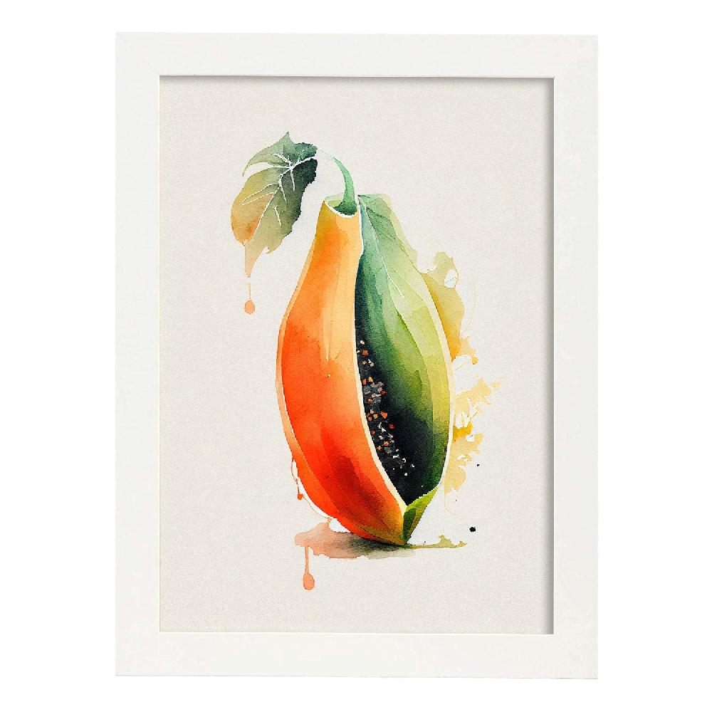 Nacnic Nacnic Lámina Minimalista Papaya_1
