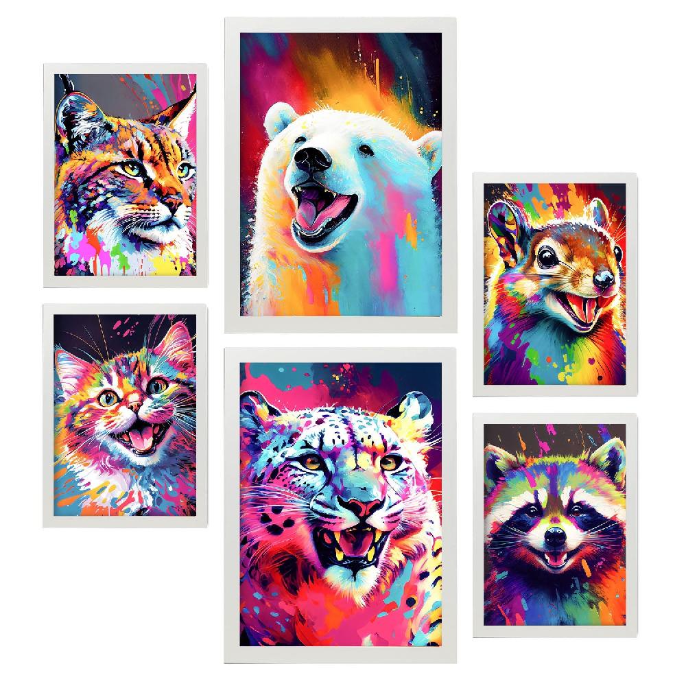 Nacnic Nacnic Láminas Abstractas De Animales Set_5