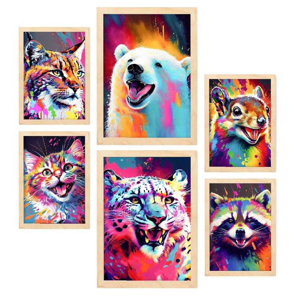 Nacnic Nacnic Láminas Abstractas De Animales Set_5