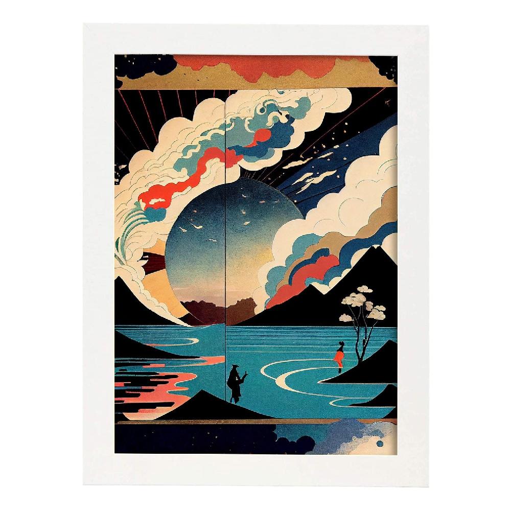 Nacnic Nacnic Láminas Abstractas Surreal Ukiyo 10