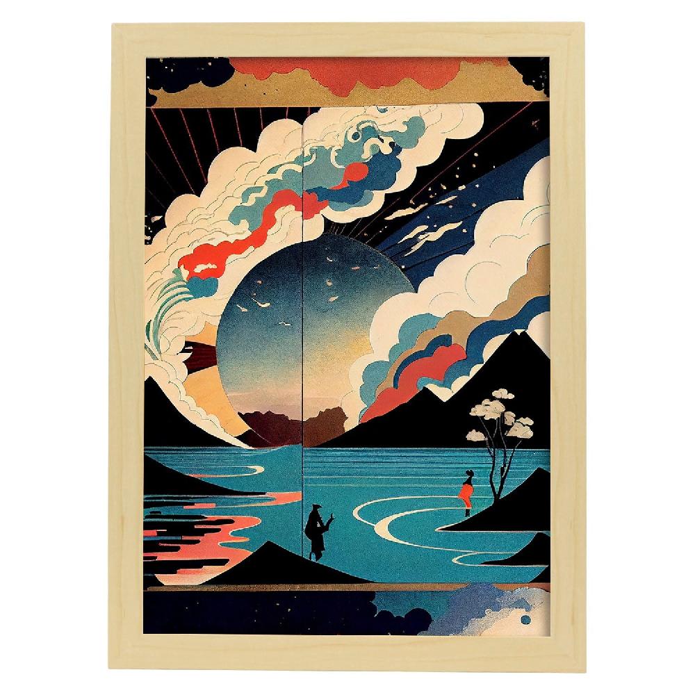 Nacnic Nacnic Láminas Abstractas Surreal Ukiyo 10