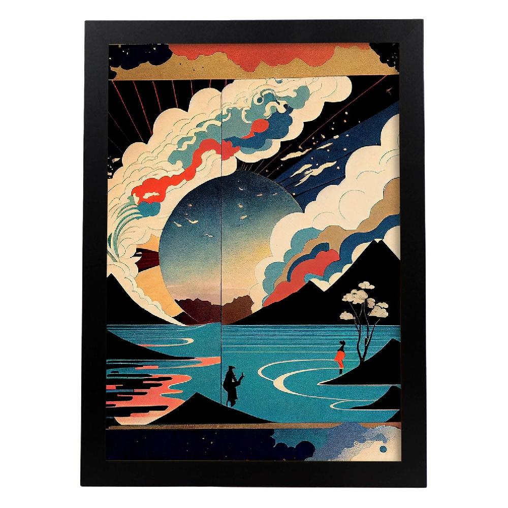 nacnic Nacnic Láminas Abstractas Surreal Ukiyo 10